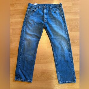 Levi's Men's Straight Jeans - Mid Blue Wash